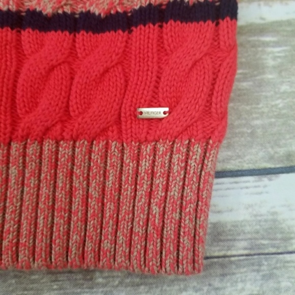 Tommy Hilfiger Cecelia Striped Cable-Knit Sweater - Picture 4 of 7